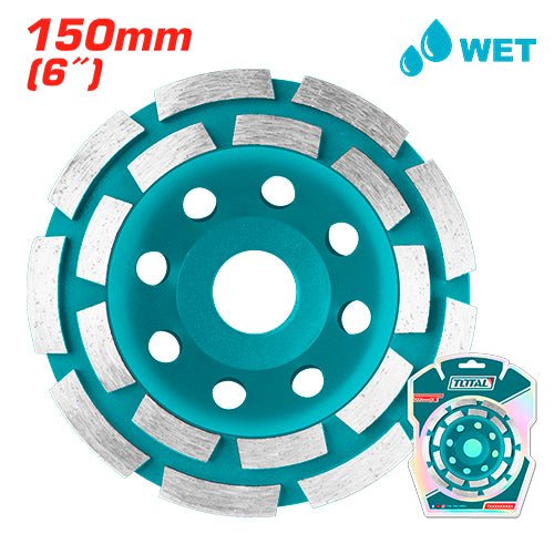 [TAC2421501] 6" ديسك برش باطون 22 شفرة - J.H For Tools and Hardware