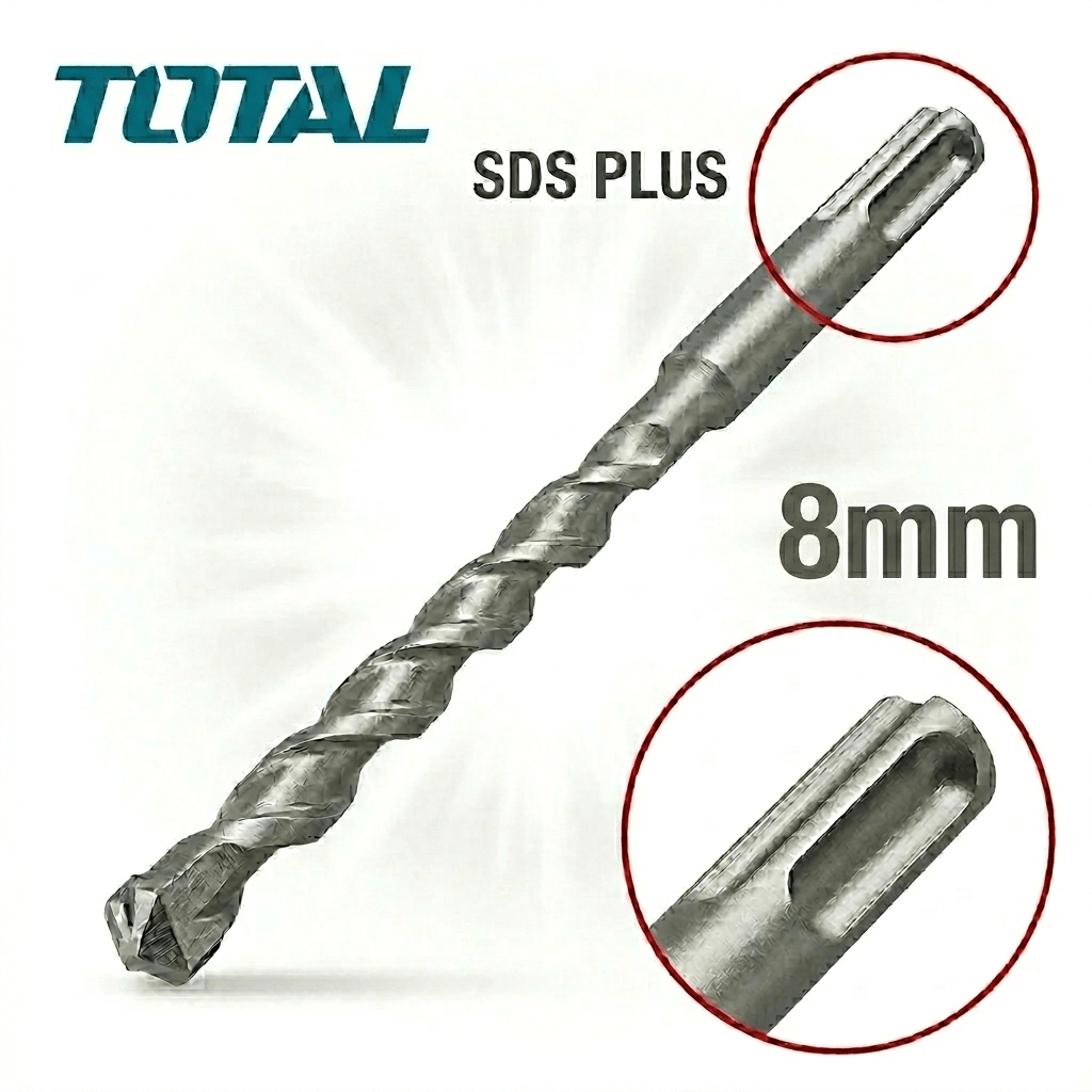 [TAC3108xx] TOTAL 8mm SDS Plus ريشة باطون - J.H For Tools and Hardware