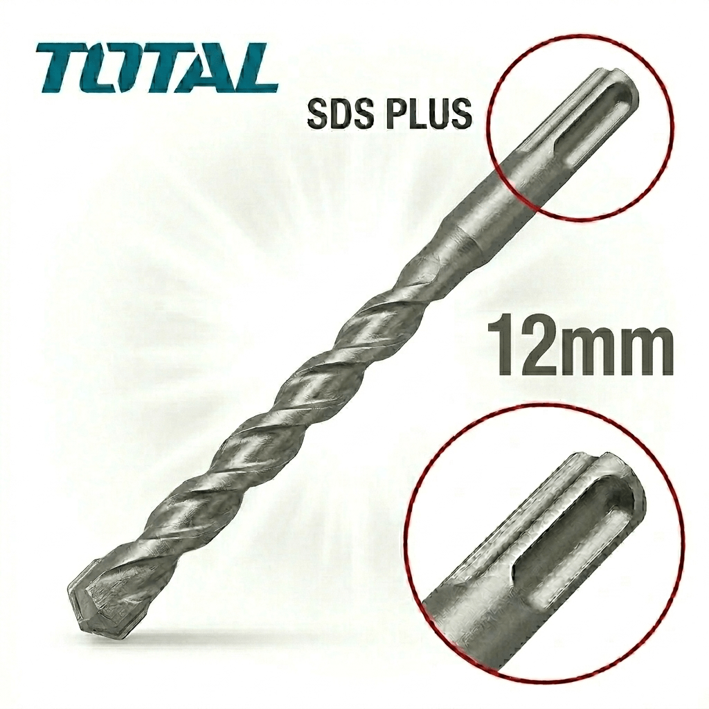 [TAC3112xx] TOTAL 12mm SDS Plus ريشة باطون - J.H For Tools and Hardware