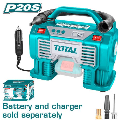 [TACLI2002] 20V - 160PSIمنفخ دواليب مع شاشة شنطة - J.H For Tools and Hardware
