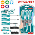 [TACSD302462] 24PCS طقم مفك براغي/مفك نواعم - J.H For Tools and Hardware