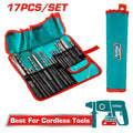 [TACSD91701] 17pcs SDS plus طقم ريش وازاميل - J.H For Tools and Hardware