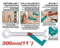 [TAHS3011] 11" زاوية علام للحنفية متحركة+زيبق - J.H For Tools and Hardware