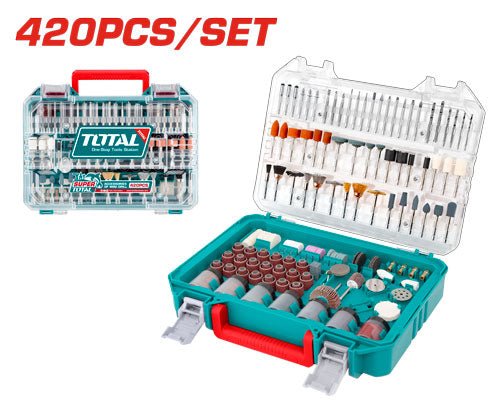 [TAKMG4208] 420PCS طقم اكسسوار مقدح نواعم - J.H For Tools and Hardware