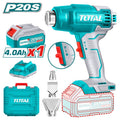 [TBLI20025] 20V سشوار حراري عالبطارية+1بطارية+شاحن+شنطة - J.H For Tools and Hardware