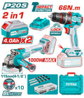 [TCKLI20273] 20VX4.0AhX2BX1C مجموعة صاروخ+مقدح رجراج - J.H For Tools and Hardware