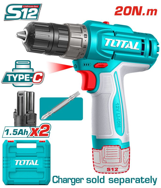 [TDLI12206] 12VX2B C - Type مقدح بطارية - J.H For Tools and Hardware