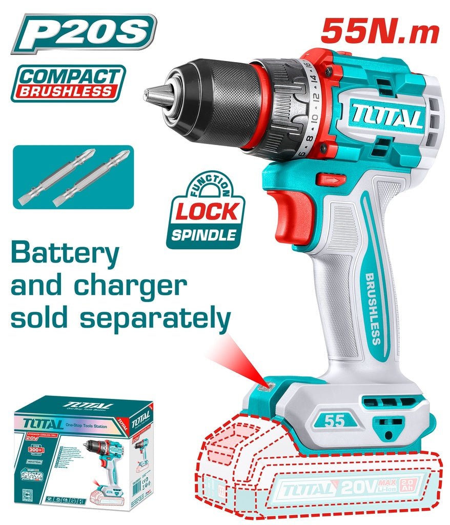 [TDLI205581] 20VX55Nm (Tool Only) مقدح بطارية صناعي - J.H For Tools and Hardware
