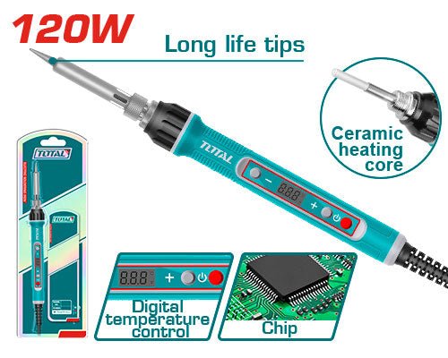 [TET01610] 120W كاوي مع ركلاج للحرارة - J.H For Tools and Hardware