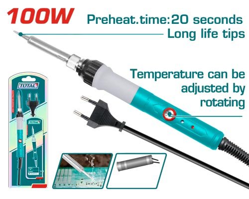 [TET1100831] 100W كاوي مع ركلاج للحرارة - J.H For Tools and Hardware