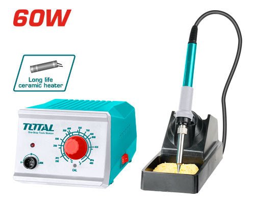 [TET160911] 60W محطة كاوي+ستاند مع ركلاج للحرارة - J.H For Tools and Hardware