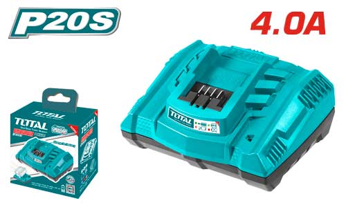 [TFCLI2003] 20VX4.0AH شاحن سوبر سريع - J.H For Tools and Hardware