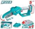 [TGSLI20581] 20VX1Battery 5" منشار حطب جنزير صغير عالبطارية - J.H For Tools and Hardware