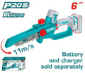 [TGSLI2066] 20VX6" (Tool only) منشار حطب بطارية - J.H For Tools and Hardware