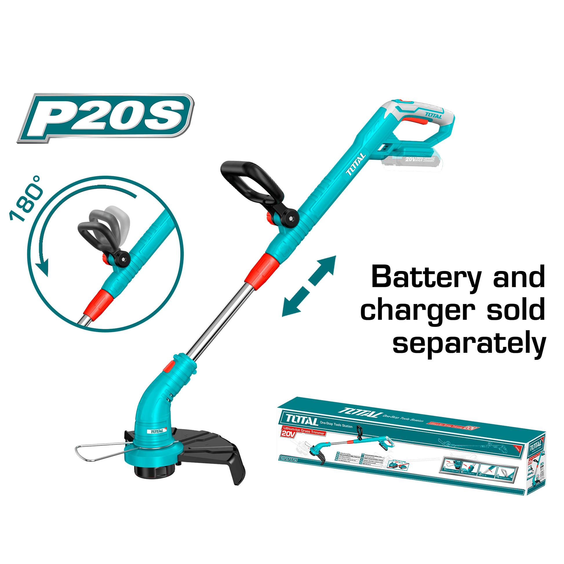 [TGTLI20018] (TOOL ONLY) 20V مكنة قص غازون بطارية - J.H For Tools and Hardware