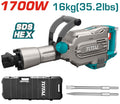 [TH215456] 1700W 16KG HEX كومبرسور تكسير زيت - J.H For Tools and Hardware