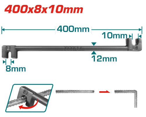 [THBEB08102] 8 - 10MM مفتاح تطعيج حديد - J.H For Tools and Hardware