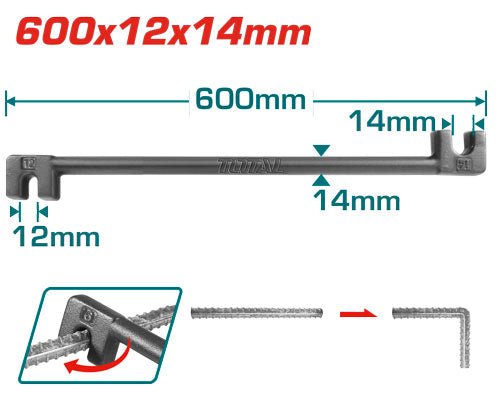 [THBEB12142] 12 - 14MM مفتاح تطعيج حديد - J.H For Tools and Hardware