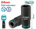 [THDIS12242L] 1/2"X24MM impact طربوش غميق صناعي - J.H For Tools and Hardware