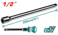 [THEB12101] 1/2" 10" وصلة طربوش طويل - J.H For Tools and Hardware