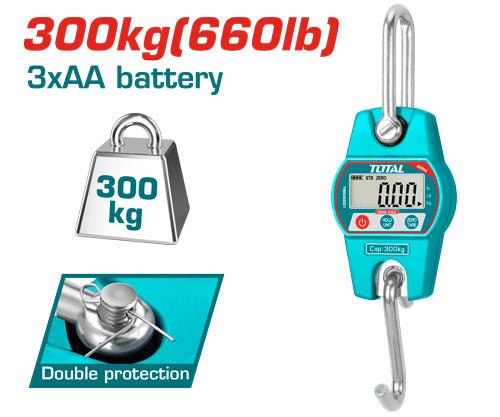 [THESA63001] 300KG ميزان ونش ديجيتال - J.H For Tools and Hardware