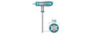 [THHW15T251001] T25X100MM T مفتاح منجم فدار مسكة ذكر - J.H For Tools and Hardware