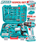 [THKTHP11652] 165 Pcs طقم عدة مع مقدح صناعي - J.H For Tools and Hardware