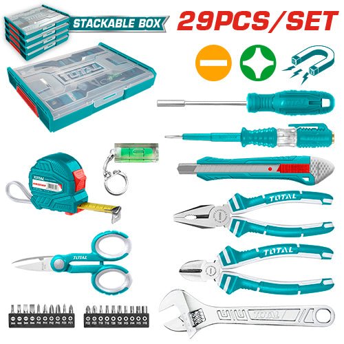 [THKTV02H291] 29 Pcs طقم عدة علبة تكديس - J.H For Tools and Hardware