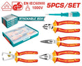 [THKTV02P051] 5 Pcs طقم بانسات معزول علبة تكديس - J.H For Tools and Hardware