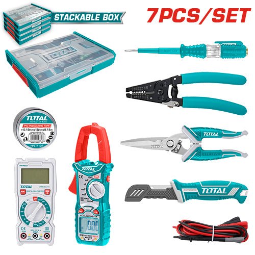 [THKTV02T071] 7 Pcs طقم تلكوم علبة تكديس - J.H For Tools and Hardware