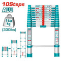 [THLAD08101] 10Steps سلم مفرد تلسكوبيك - J.H For Tools and Hardware