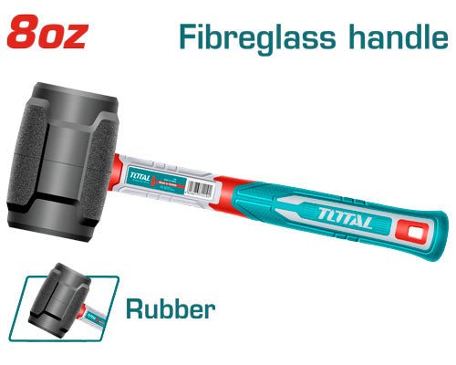 [THRUH6808] 220g مطرقة كوتشوك اسود - J.H For Tools and Hardware