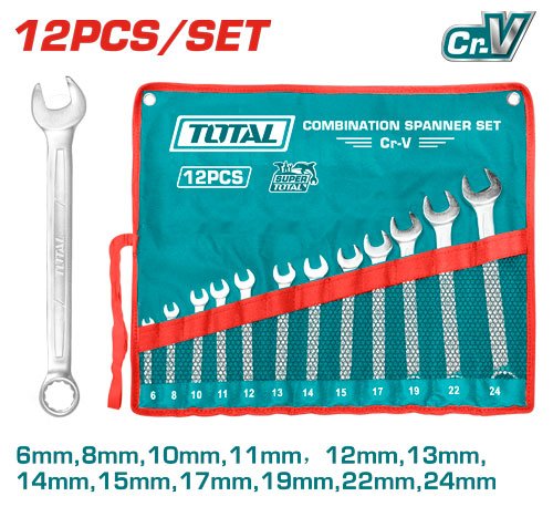 [THT1022121] 12 PCS 6 - 24mm طقم شق مسنن - J.H For Tools and Hardware