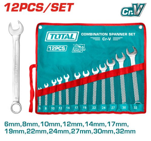 [THT1022122] 12 PCS 6 - 32mm طقم شق مسنن - J.H For Tools and Hardware