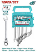 [THT102RK5126] 12pcs مجموعة شق مسنن طقطاق مخلع - J.H For Tools and Hardware