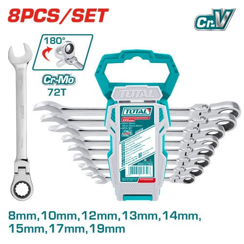 [THT102RK586] 8PCS طقم شق مسنن طقطاق مخلع - J.H For Tools and Hardware