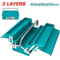 [THT10702] 400X200X195 شنطة عدة حديد فارغة 3 طبقات - J.H For Tools and Hardware
