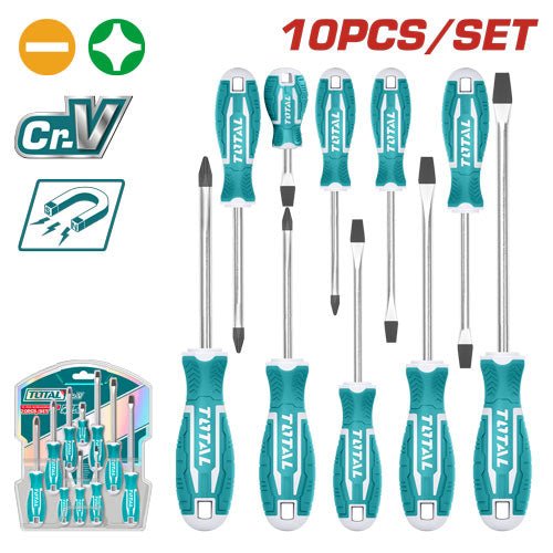 [THT250610] 10 PCS طقم مفك براغي - J.H For Tools and Hardware