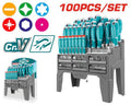 [THT2506100] طقم مفكات 100 قطعة - J.H For Tools and Hardware