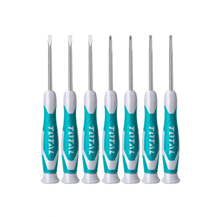 [THT250726] Precision screwdrivers 7PCS طقم مفكات نواعم - J.H For Tools and Hardware
