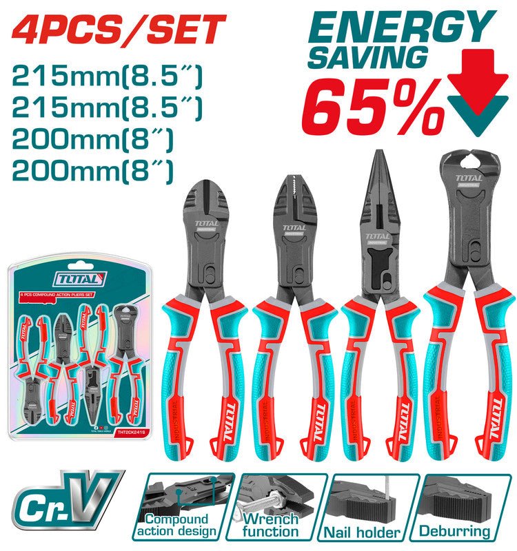 [THT2CK241S] 4 Pcs طقم بانسات صناعي سوبر - J.H For Tools and Hardware