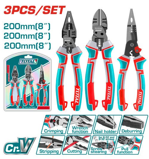 [THT2MK231] 3 Pcs طقم بانسات متعدد صناعي - J.H For Tools and Hardware