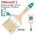 [THT84041] فرشاية دهان مسكة خشب "4 - J.H For Tools and Hardware