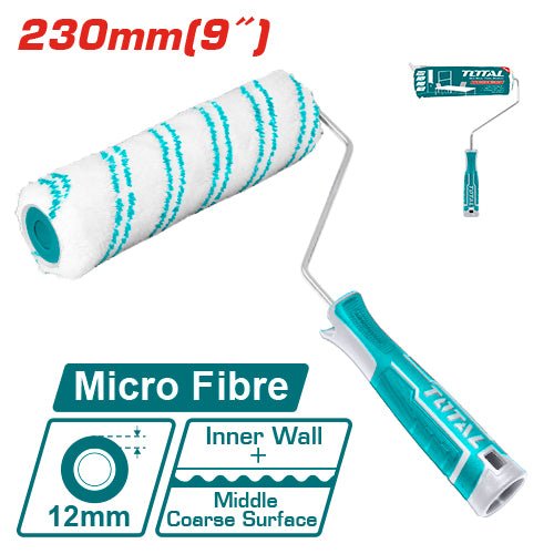 [THT8592D] 9"X12MM Micro fibre مسكة رول دهان - J.H For Tools and Hardware