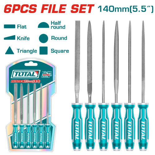 [THT91462] 6PCS طقم مبارد حديد صغير - J.H For Tools and Hardware