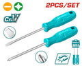[THTDC250201] 2PCS طقم مفك براغي مسكة بلاستيك - J.H For Tools and Hardware