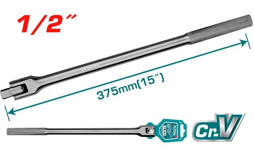 [THTFX12151] 1/2" 15" مسكة طربوش مع مخلع طويل - J.H For Tools and Hardware