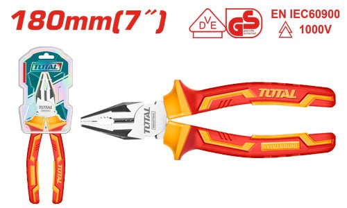 [THTIP2171] 7" 1000V Cr - V بانسة صناعية معزولة - J.H For Tools and Hardware