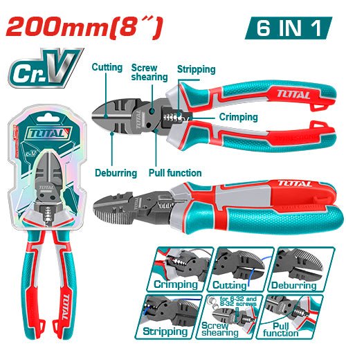 [THTMF386] 8" 6 - in - 1 قطاعة صناعية متعددة - J.H For Tools and Hardware