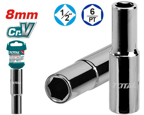 [THTST12083L] 1/2"X8MM طربوش طويل - J.H For Tools and Hardware